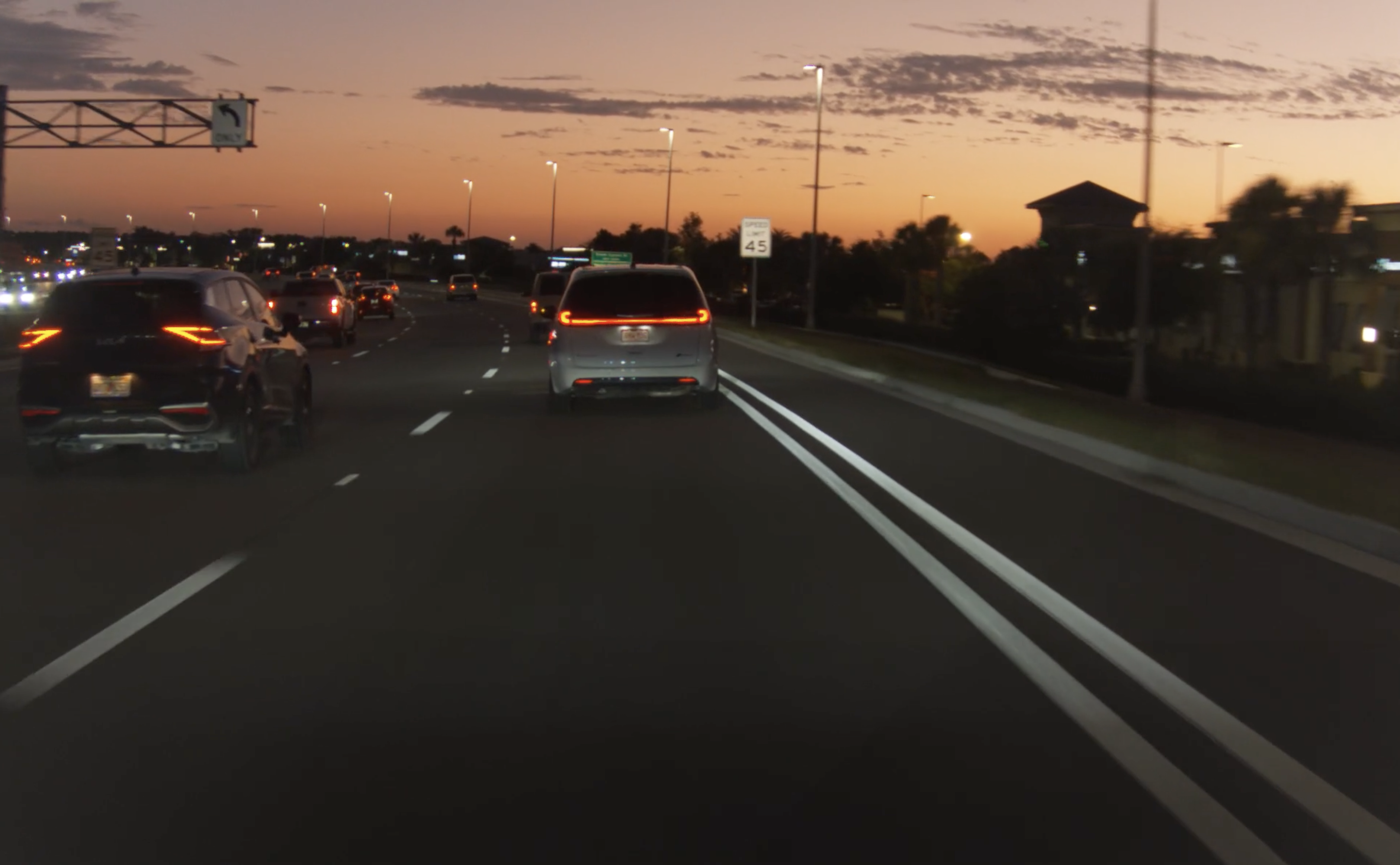 On-road testing in the Tampa Bay area